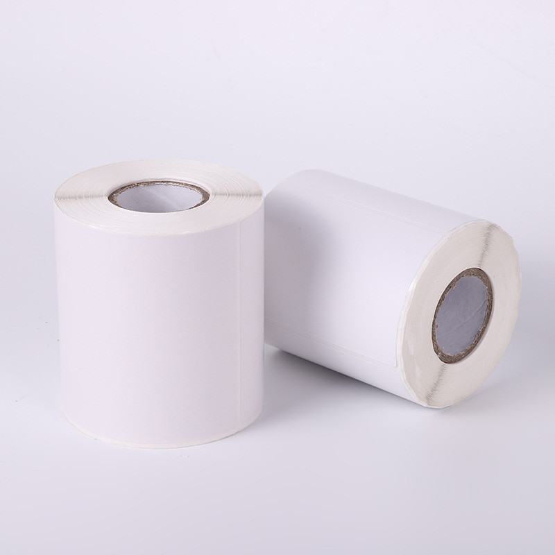 铜版纸不干胶90304050单排打印条码印刷标签婚礼贴纸不干胶