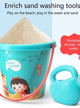 18PcsSet Infants Digging Sand  Plastic Bucket Shovel Sa