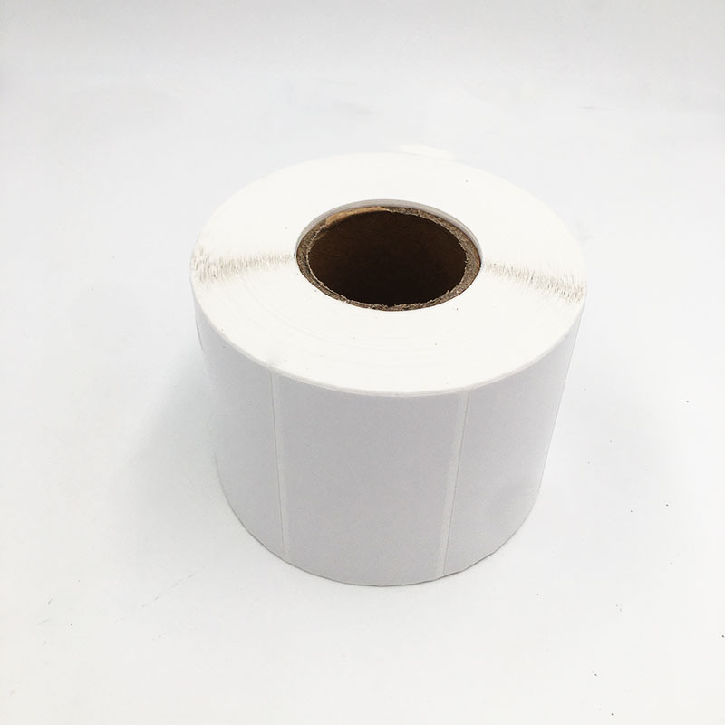 铜版纸不干胶7040横版打印条码二维码价格标签转印贴纸数字标签