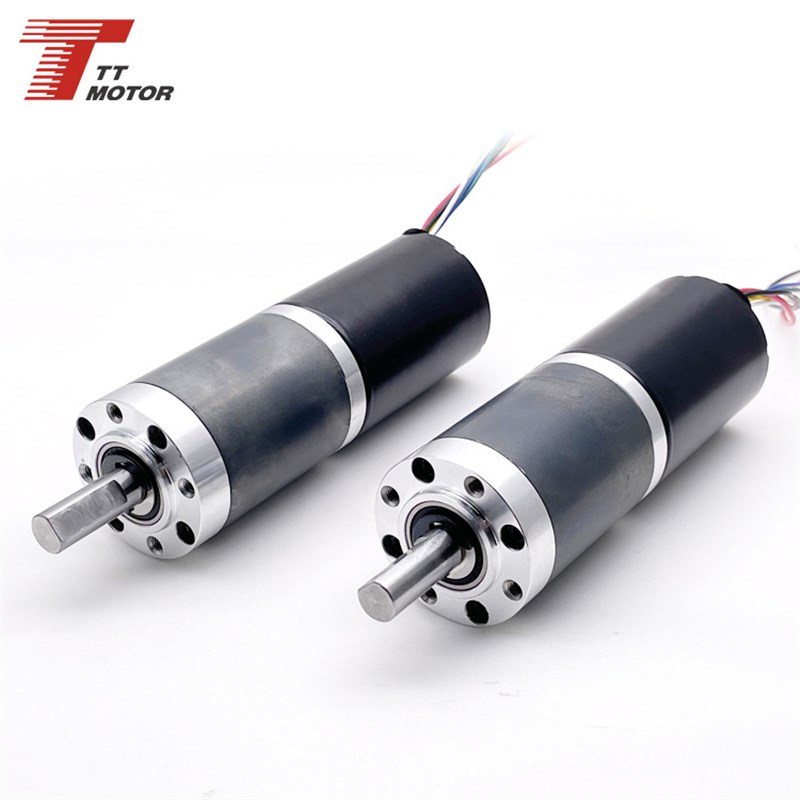 库存 现货12V 24v直流减速电机 一体驱控 42mm无刷行星减速电机