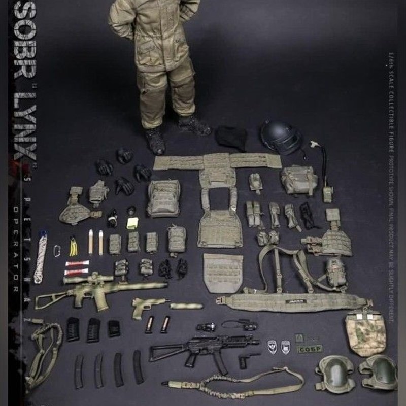 Accessories Model for DAM 78059 RUSSIAN SPETSNAZ MVD 2.0 1/6