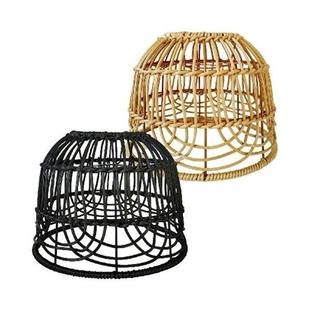 Rattan Round Woven Lampshade Modern Replacement Accessories