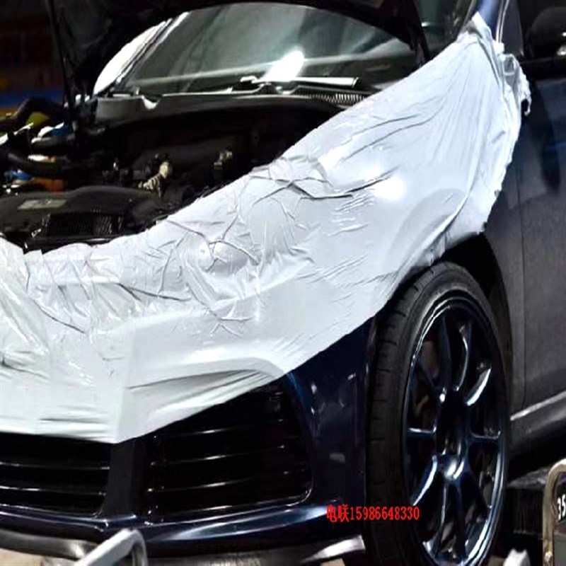 新奶白汽车漆面喷漆保护膜 PE汽车膜音响改装 引擎盖施工防刮自粘