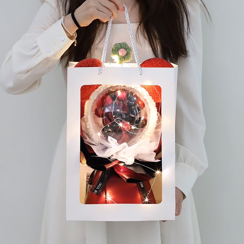 网红创意diy棒棒糖花束包装纸材料包米奇发箍生日礼物送女友闺蜜