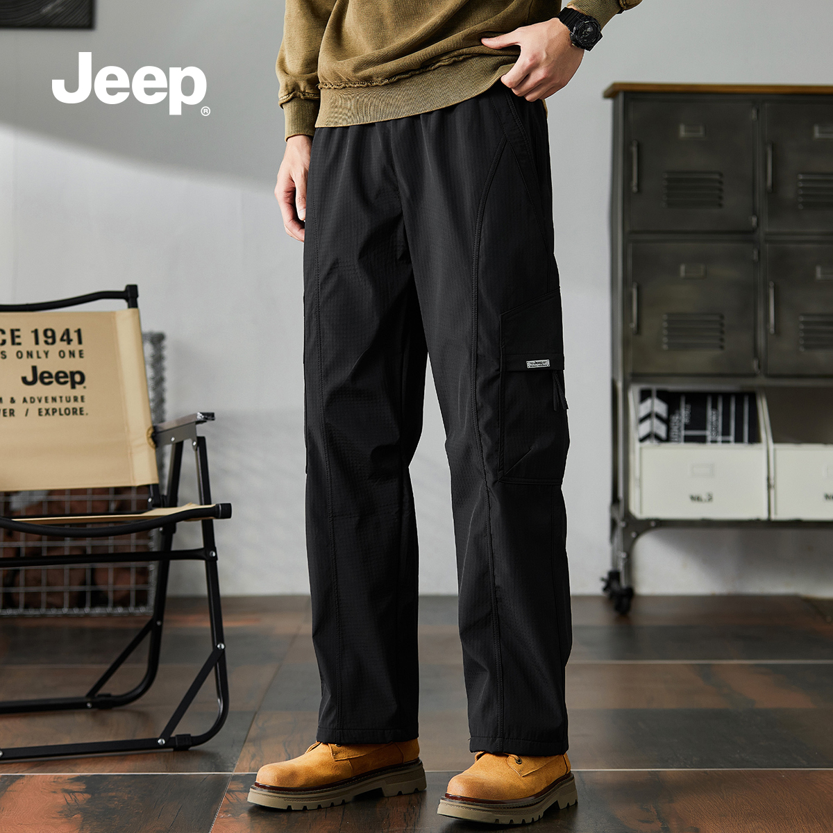 Jeep吉普2025新款直筒工装裤