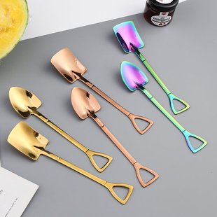 Scoop Cream Reusable 网红Spoon Dessert proof coffee Ice Rust