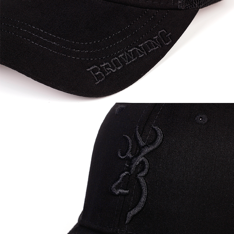 网红New BROWNING embroidery baseball cap men's hip-hop tide