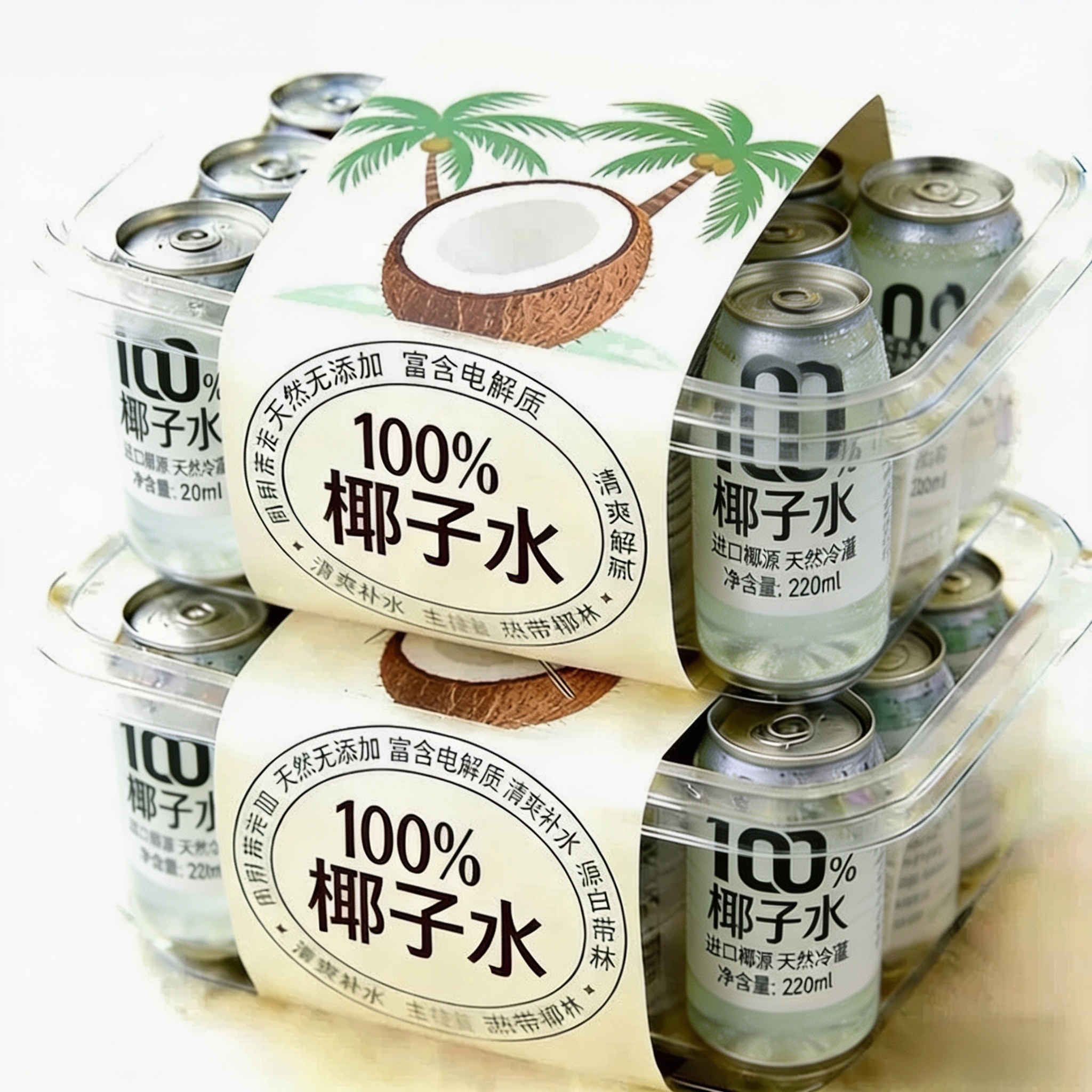 天然椰子水nfc鲜榨椰青水图片