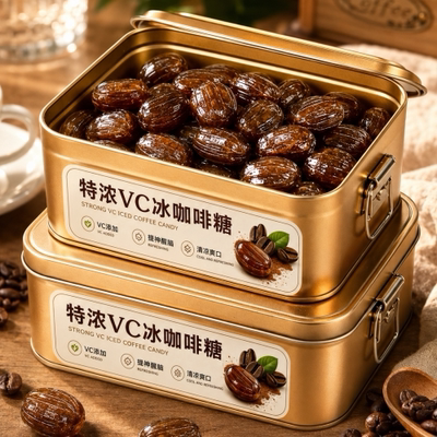 冰咖啡薄荷无糖0脂硬糖清新口气