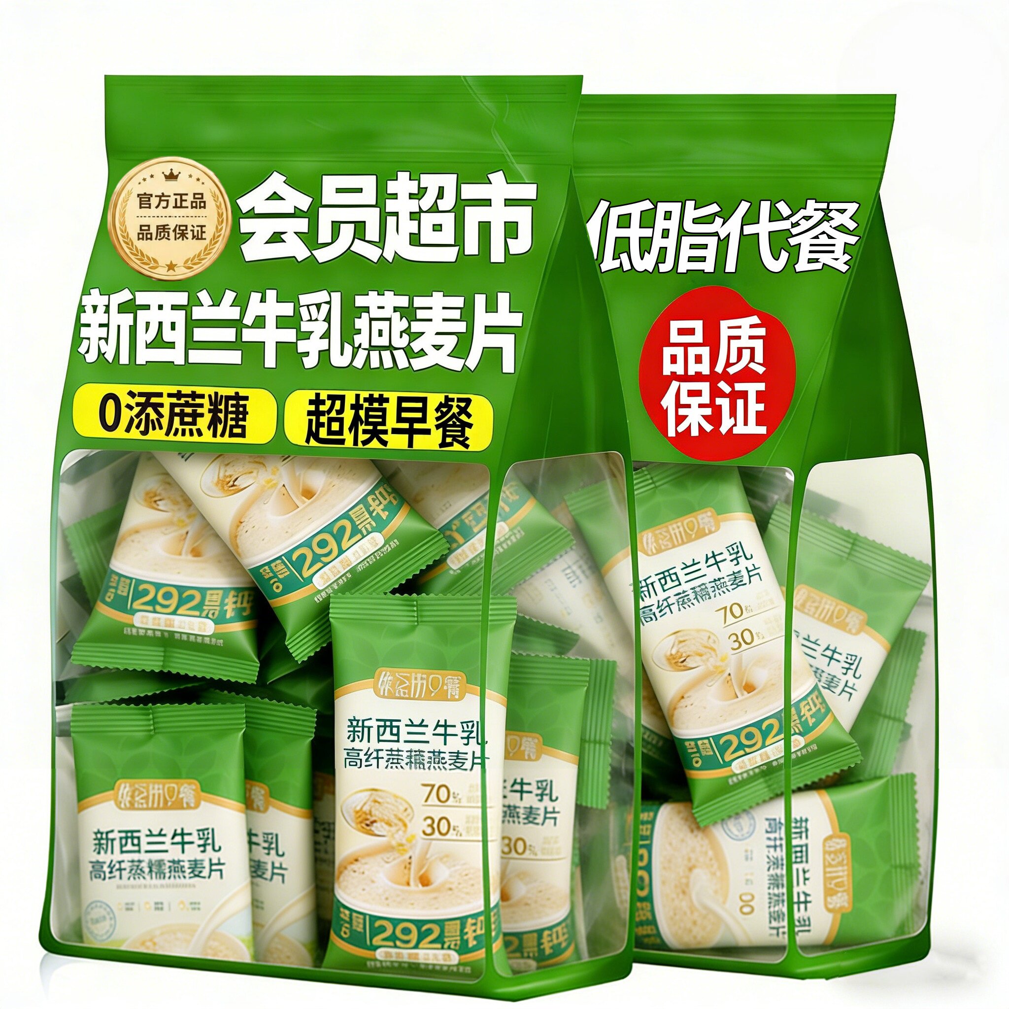 特级澳洲新西兰牛乳纯燕麦片正品图片