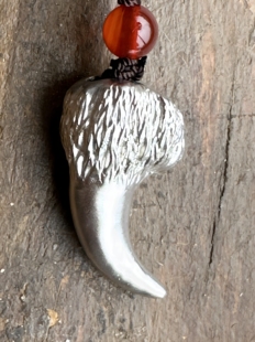 野狼谷产品、狼王制作925银狼指甲