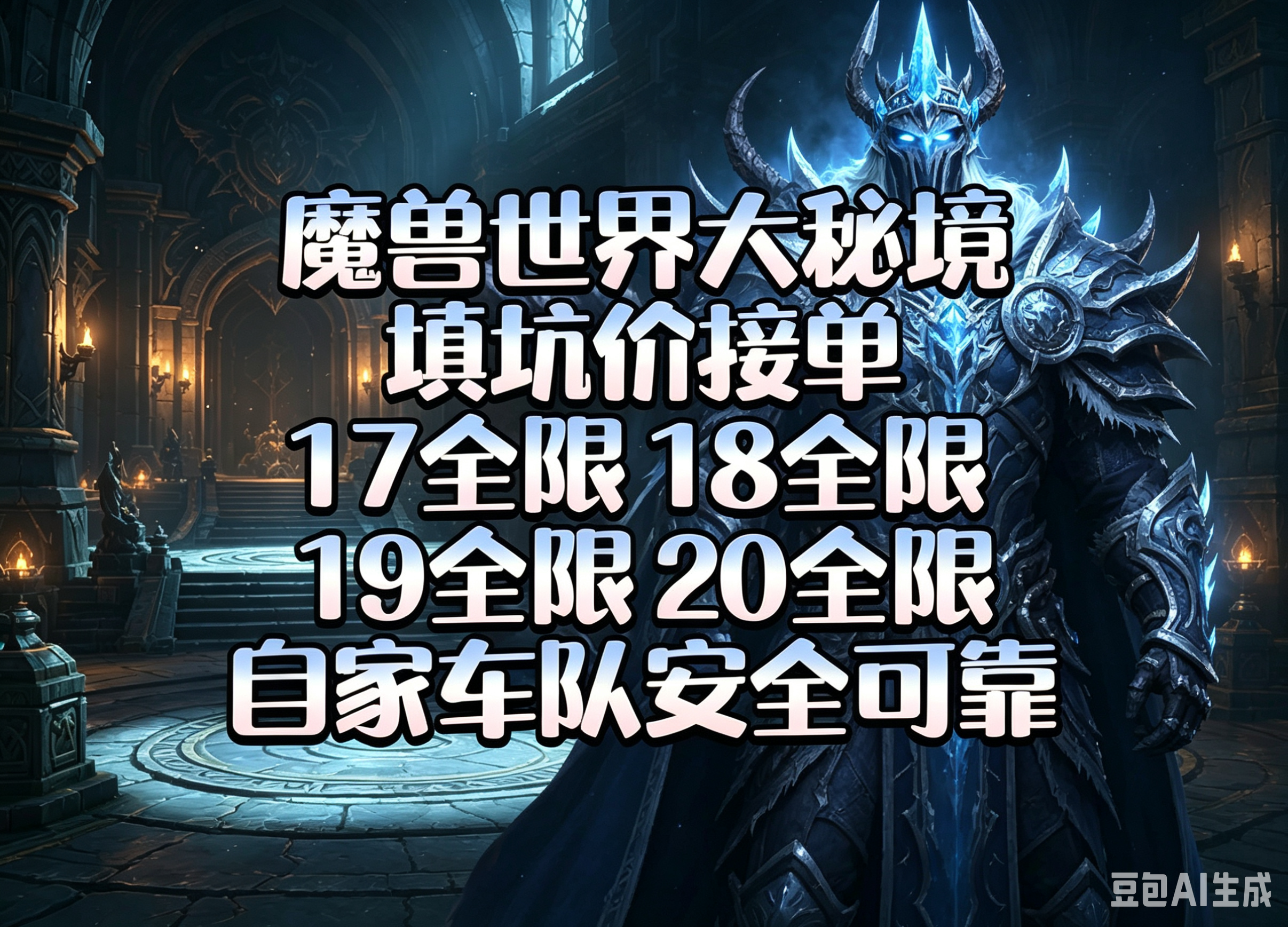 魔兽世界正式服大秘境，单本/代上/自上/包车/陪练/大秘境护航