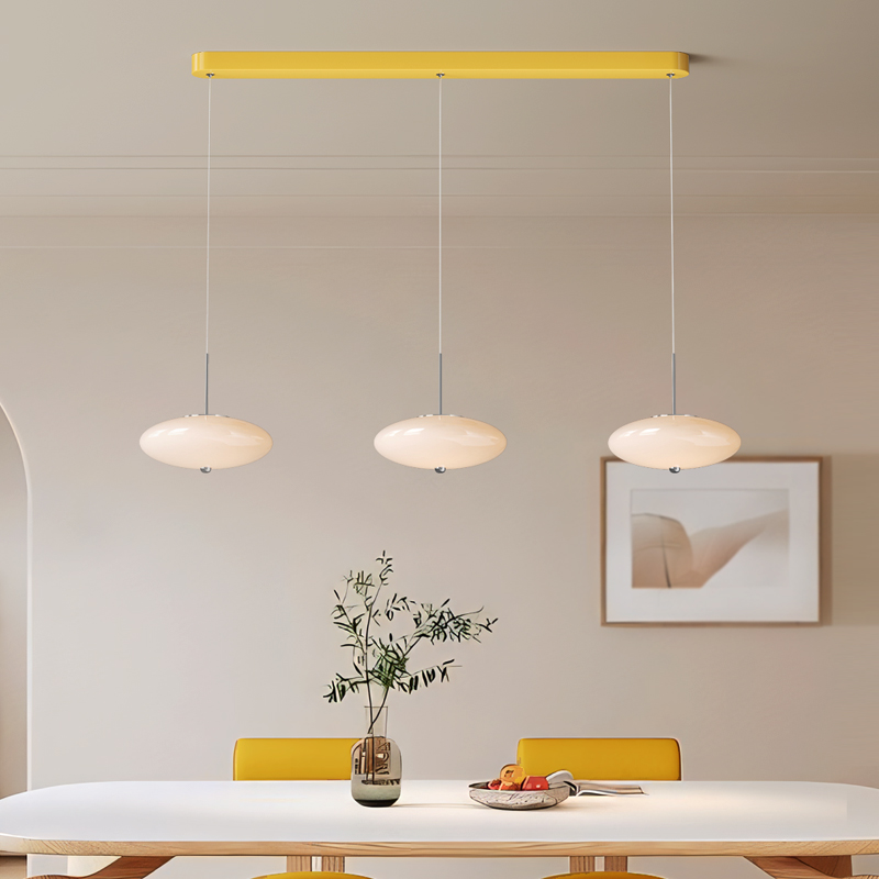 法式奶油风护眼餐厅吊灯