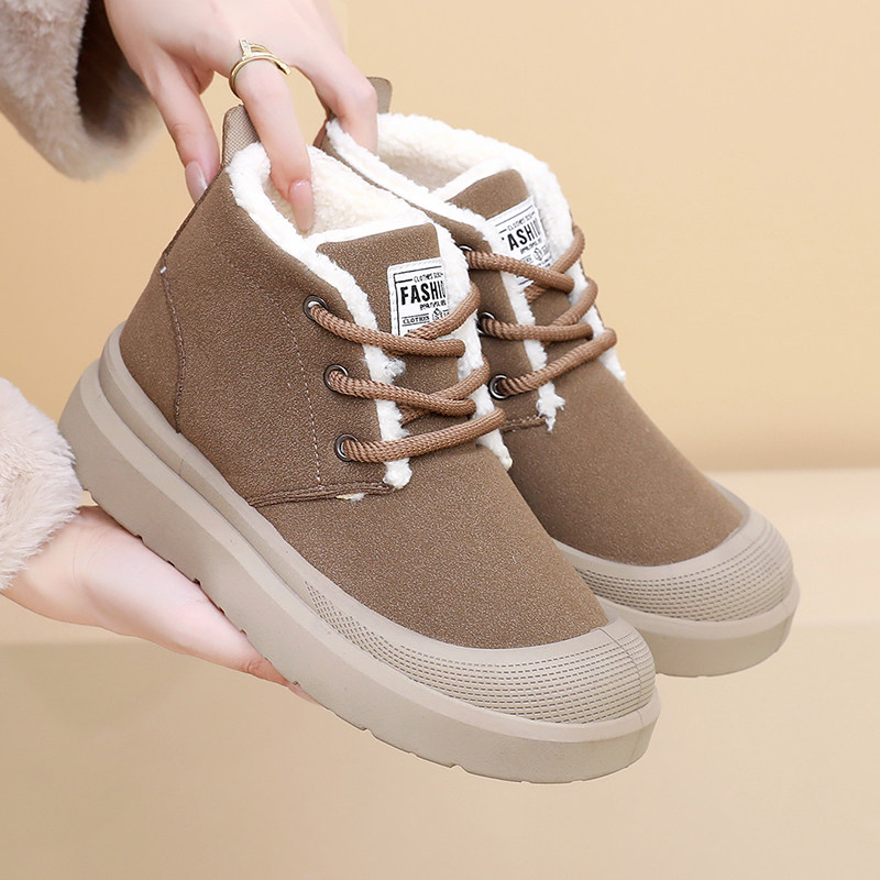 2025冬季新款老北京棉鞋加绒加厚保暖雪地靴厚底防滑一脚蹬妈妈鞋,女鞋,时尚雪地靴,淘宝优惠券,粉丝福利购,淘宝优惠卷