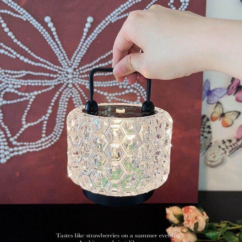 奥斯哥纳简约现代台灯卧室床头灯客厅高颜值摆件灯浪漫氛围小夜灯