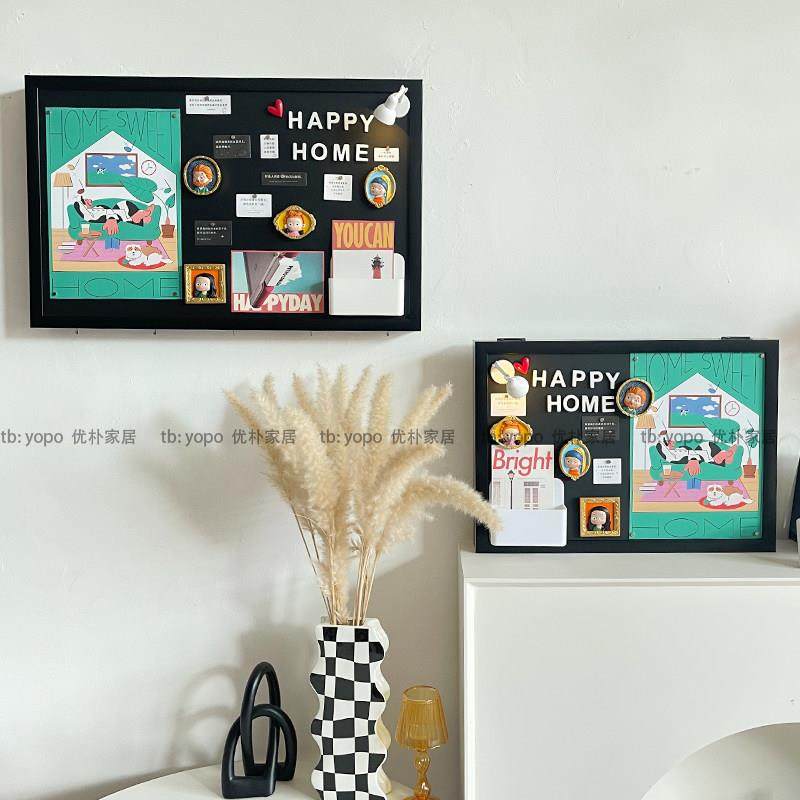 yopo创意温馨多功能电表箱装饰DIY磁吸金属黑板装扮无痕钉免打孔,家居饰品,电表箱装饰画,淘宝优惠券,粉丝福利购,淘宝优惠卷