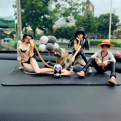 汽车摆件路飞车载饰品美车内装饰摆件恶霸犬车上中控台手办男汽车