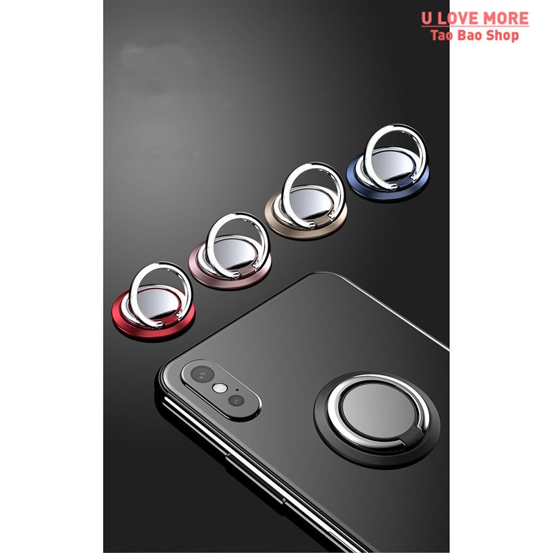 网红Mini Ring Bracket Buckle 360 Degree Rotation Mobile Phon