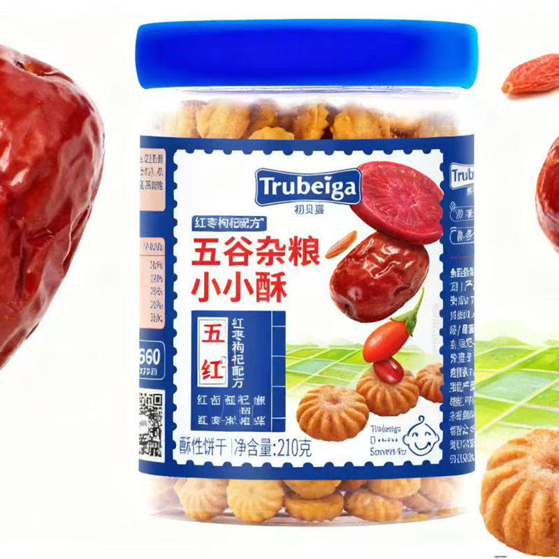 初贝嘉五谷杂粮小小酥宝宝零食酥性饼干五红五黄五白杂粮宝宝饼干,婴童食品,宝宝饼干,淘宝优惠券,粉丝福利购,淘宝优惠卷