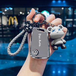 大众钥匙套速腾宝来高尔夫7途观l探岳帕萨特朗逸迈腾23款 车扣cc女