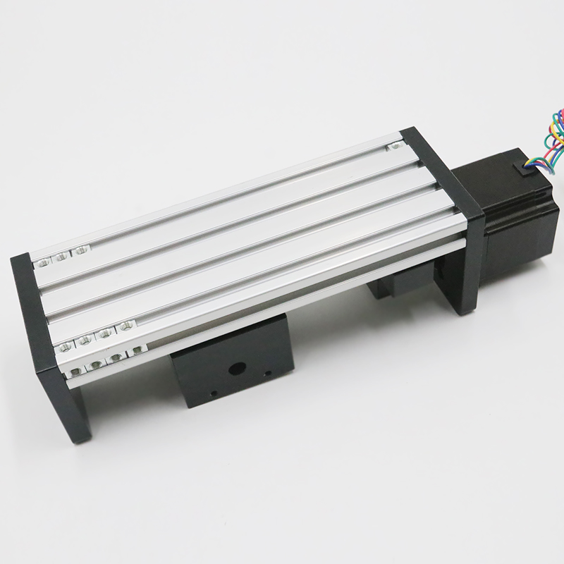 新品厂促80宽双线轨滑台直线模组滚珠丝杆线O性滑轨电动导轨步进