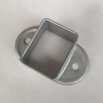 新品新品护栏配件锌钢固s定座方管接头钢管连接件楼梯T扶手栏杆装