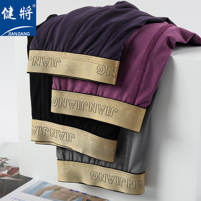 健将竹纤维柔软舒适平角内裤