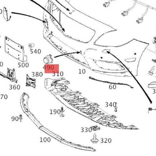 适用于奔驰2013-2015CLA发动机下护板1178850036