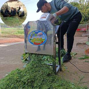 电动切草机铡草机不锈钢猪草机家用220v粉碎机碎草机切猪草机器