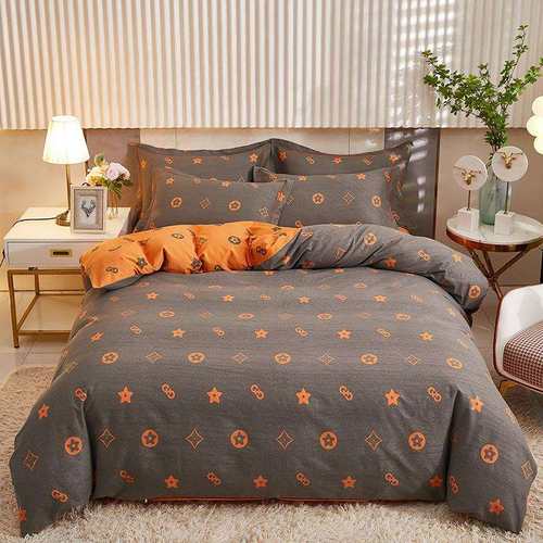 纯棉加厚磨毛四件套学生宿舍全棉床单被套床笠床裙三四件套团