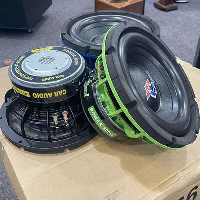 出口单品双170磁双75音芯10寸汽车低音炮喇叭家用低音单元