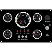 100mm12V 320 190 24V速度带转速水温油压电压油位组合面板仪表