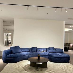 Baxter弧形沙发意式极简轻奢客厅大小户型布艺异形设计师沙发工厂
