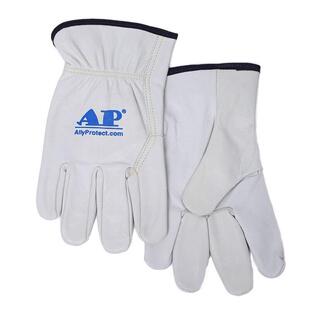 友盟AP-1400上等白牛青皮机械师手套耐磨防滑抗撕裂耐刺穿手套