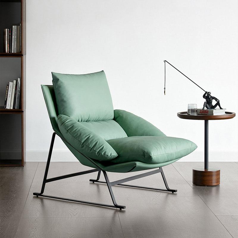 轻奢极简懒人沙发椅设计师椅客厅网红单人躺椅卧室家用阳台休闲椅