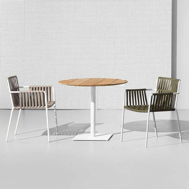 现代桌椅阳台露天花园别墅北欧休闲防晒防水藤编户外桌椅藤椅组合