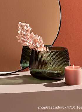 土耳其NUDE进口Opti光之系列花瓶水晶玻璃装饰花器摆件收纳果盘