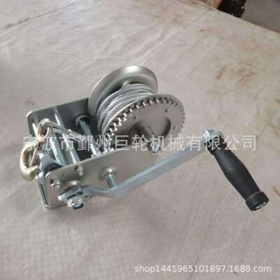 手动绞盘绞车销售2500LBS钢丝款多规格拖车绞盘