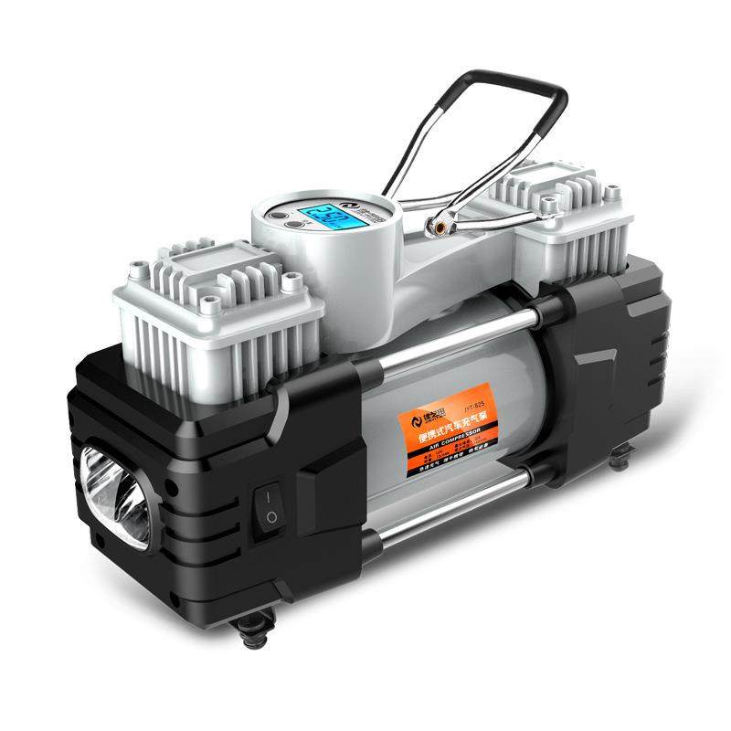 佳艺田车载充气泵双缸12V高压便携式小轿车大功率汽车用打气泵筒