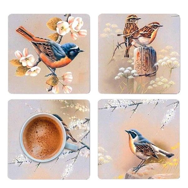新品Funny Coasters 10x10cm/4x4inch Square Cup Holder Coaster