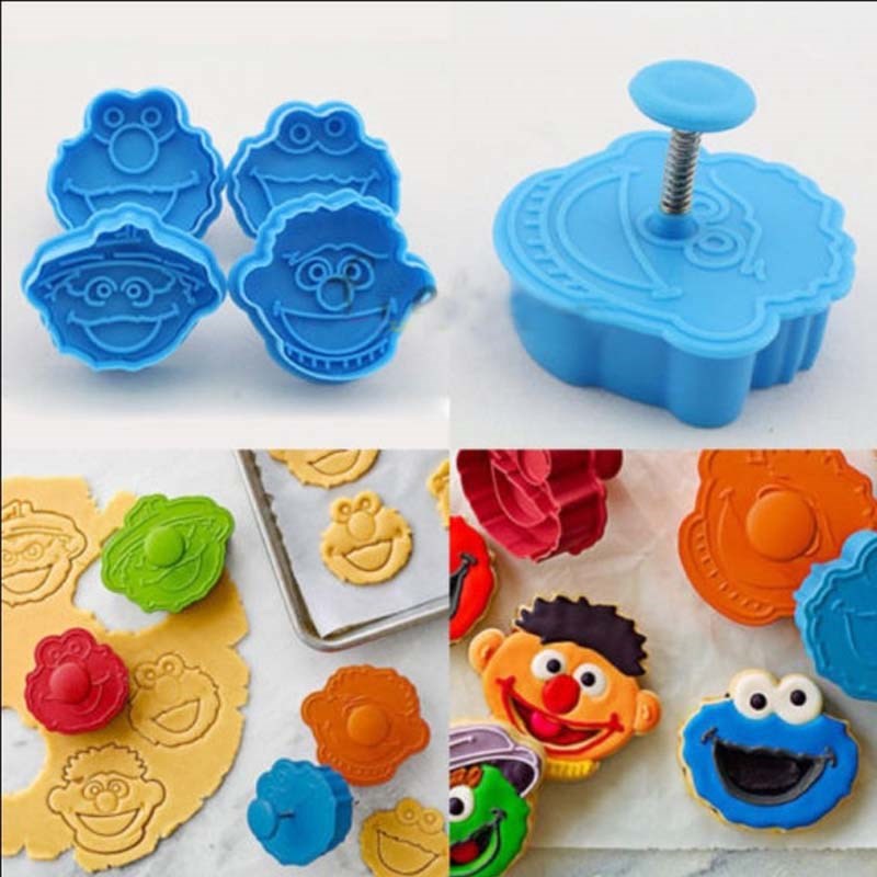 极速Useful  Sale 3D Sesame Street Elmo Cookie Cutter Biscuit