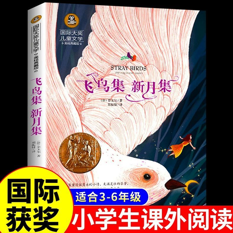 YSYS飞鸟集新月集国际大奖儿童文学彩绘版小学生三四五六年级课外