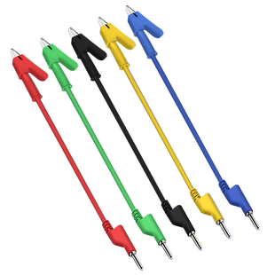 奎神电力 电力测试线高压电源夹子万用表插头香蕉头导线鳄鱼夹铜