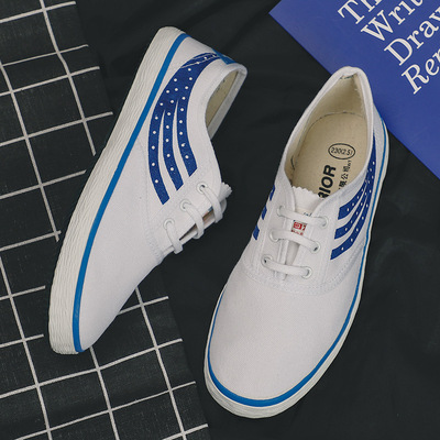 回力帆布鞋网球鞋夏季透气复古青年学生鞋男女休闲工作运动鞋K-79