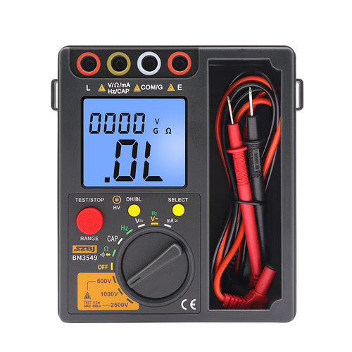 速发BM548/数字绝缘测试仪+用表500V/1000V/2500V兆欧表摇表