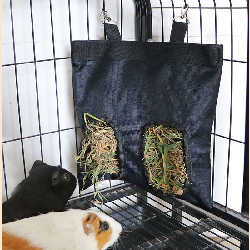 速发草品新款兔子干草袋用料兜子喂食袋大袋子草携可背干便袋现货