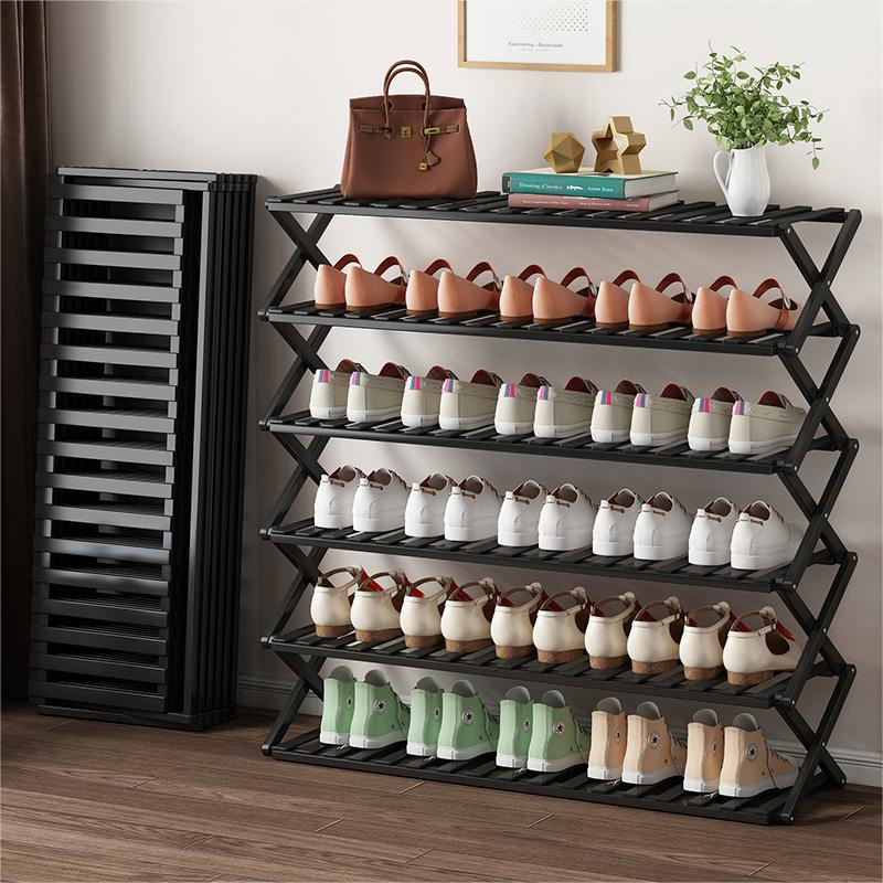 速发鞋架家用安口多层可折叠鞋柜202新款爆款免门装宿舍鞋子收纳