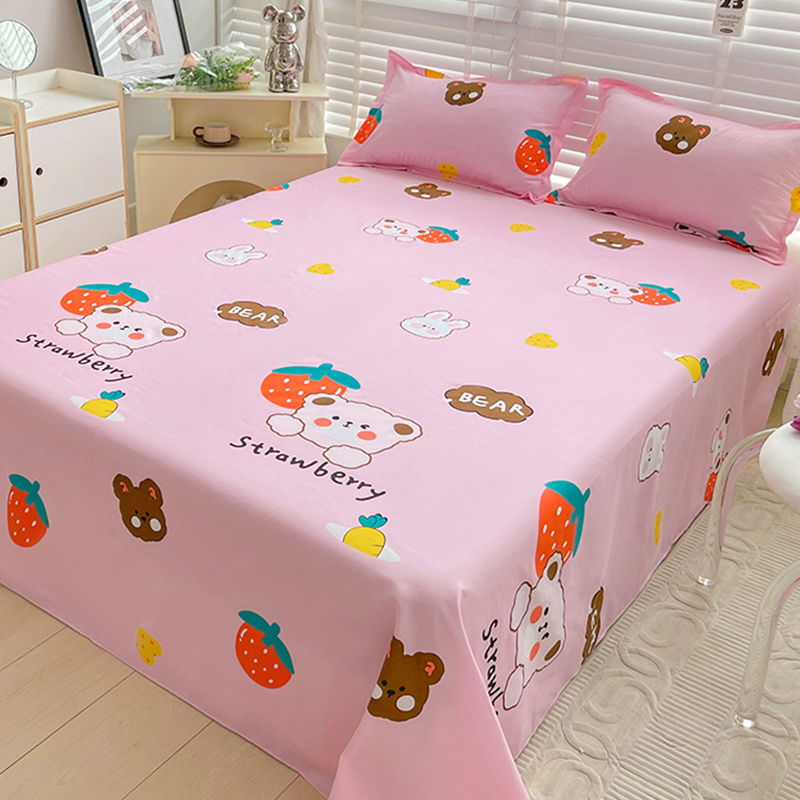 速发单件春夏1.2m双舍学生单人非纯棉全棉5024新款公主风宿人被单