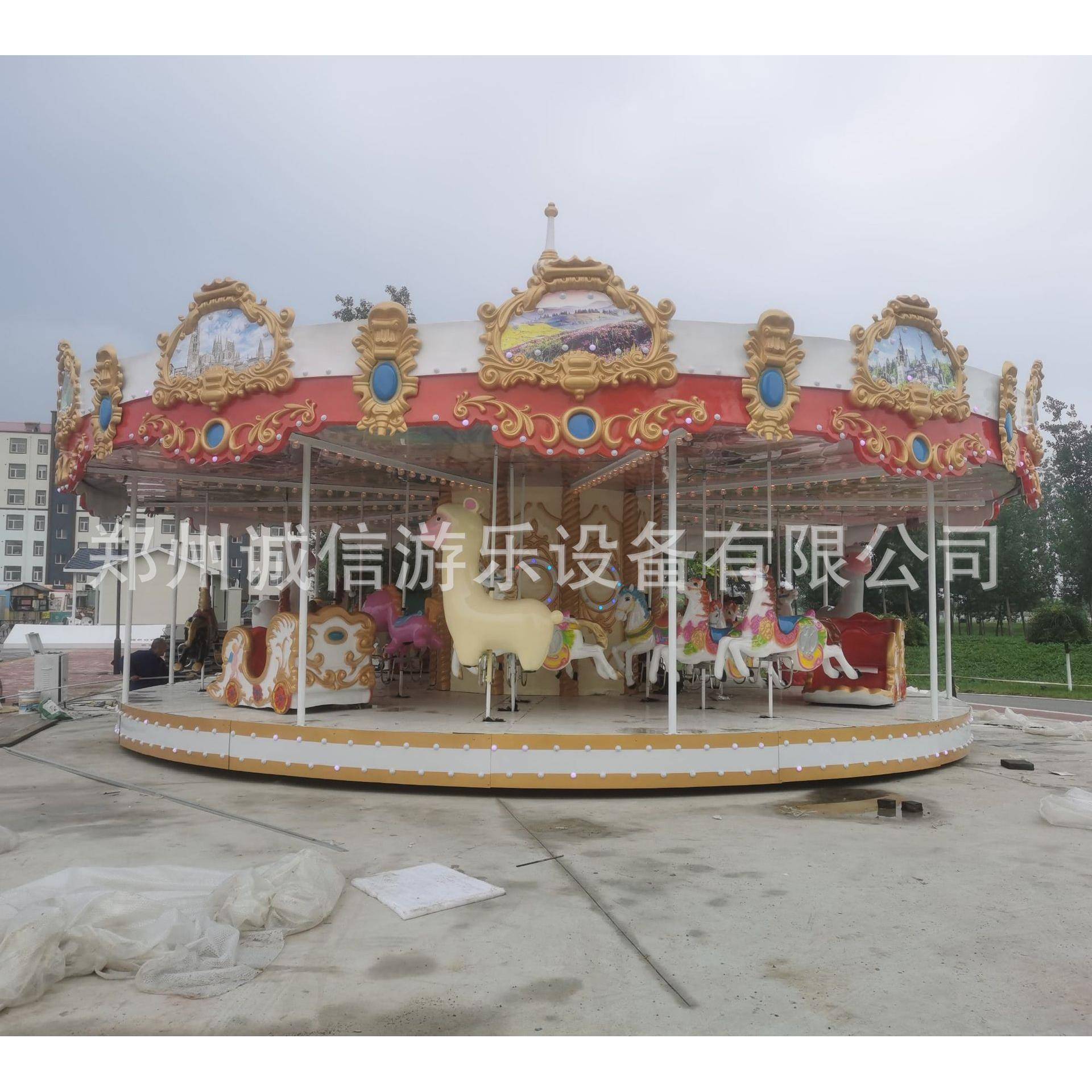 36座豪华转马豪华转旋转木马木马生产