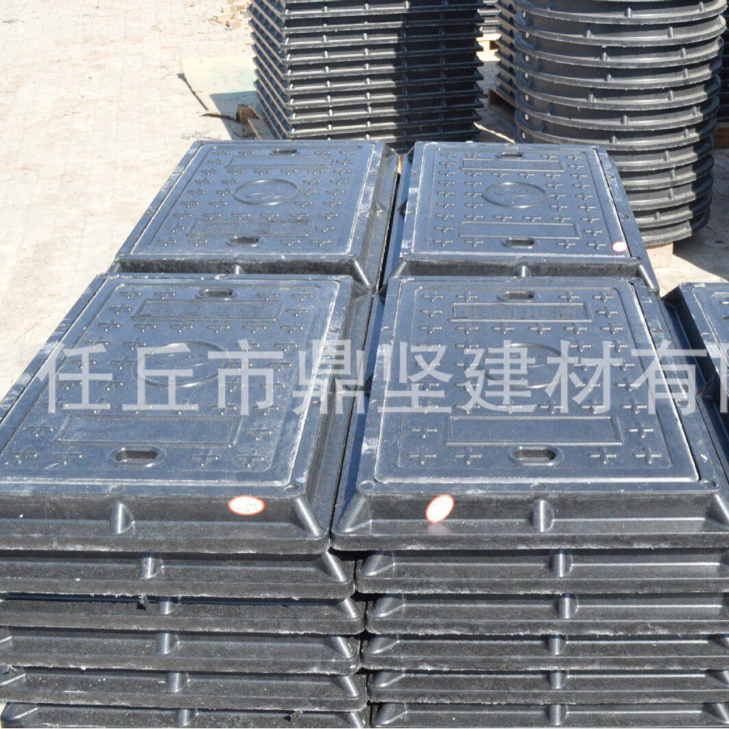 厂家销售树脂井盖各种规格方形圆形沟盖板水篦子市政井盖